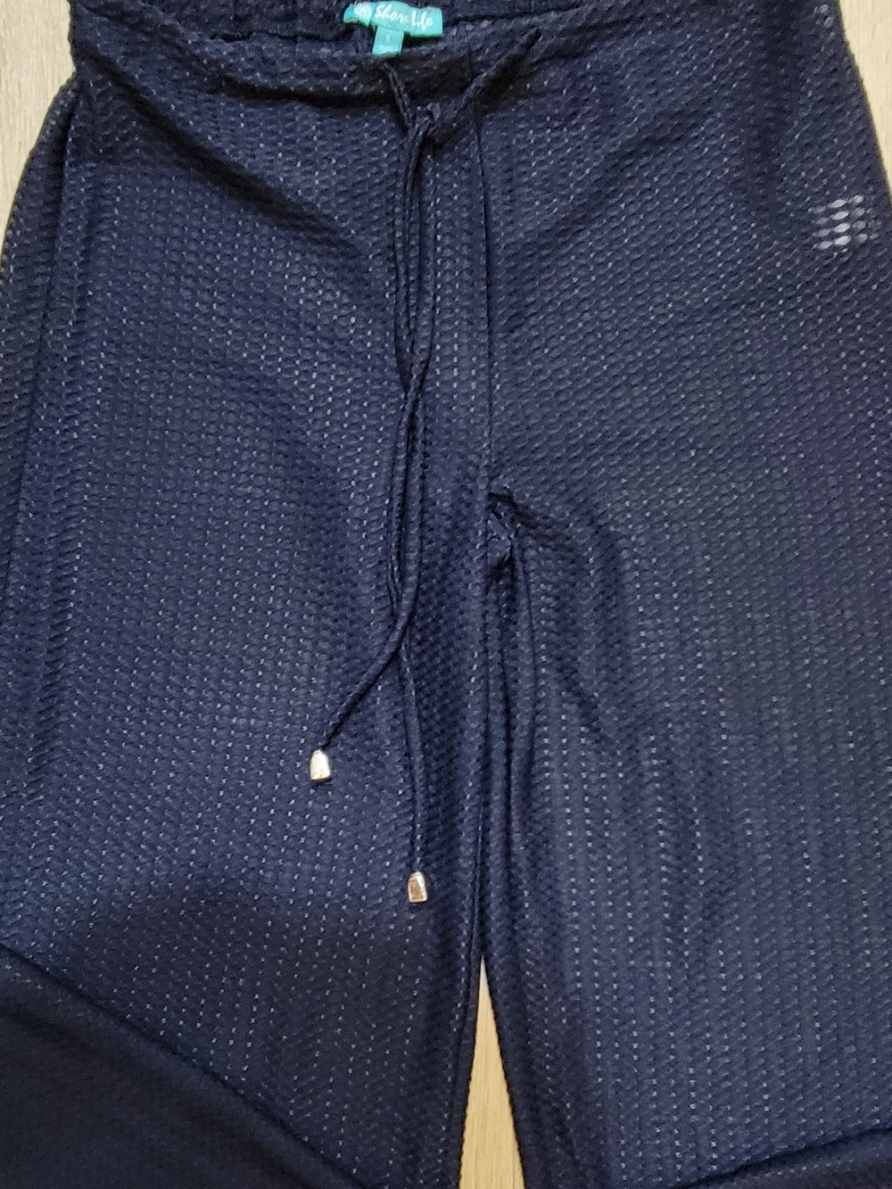 Navy Women’s Drawstring Shore Life Pants Sz S